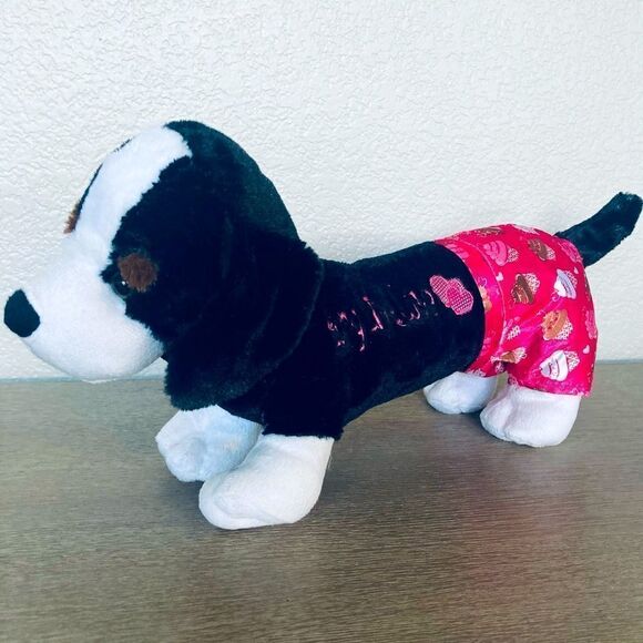 Valentine Dachshund Plush Dog - Picture 1 of 4